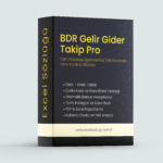 BDR Gelir Gider Takip Pro masaüstü gelir gider programı